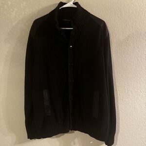 Anchor way black Button-Up Cardigan